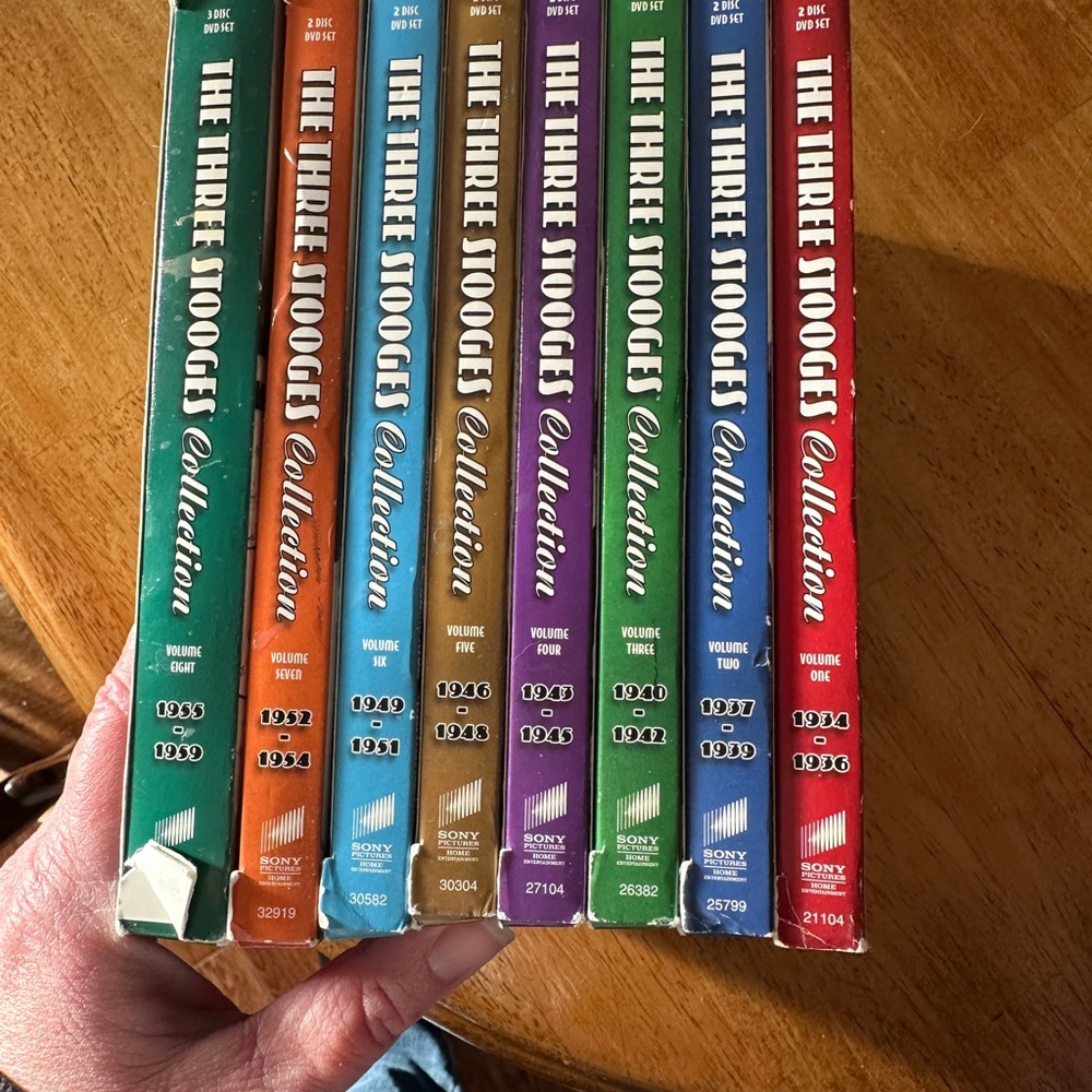 The Three Stooges Collection DVD Set by Sony - Black and White full collection